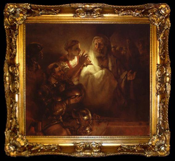 framed  REMBRANDT Harmenszoon van Rijn St Peter-s Denial, ta009-2